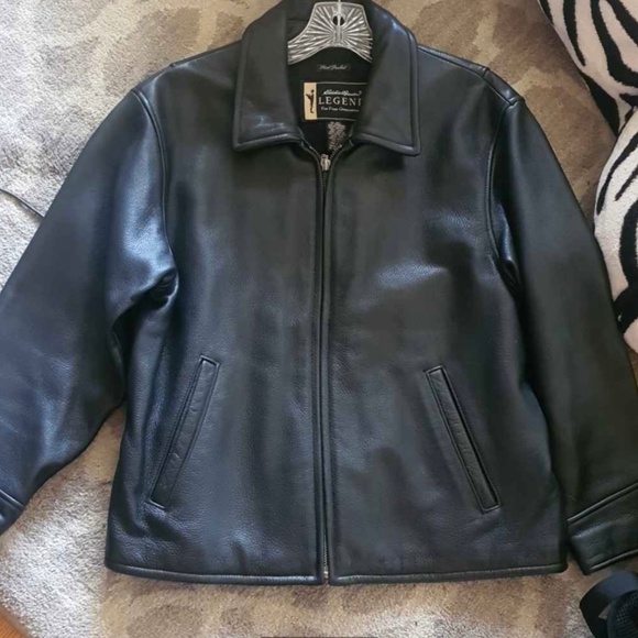Eddie Bauer ‘Legend’ Real Leather Jacket – Women’s XS Petite - Picture 1 of 2